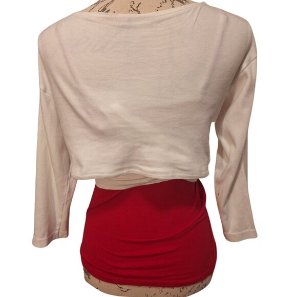 Wet Seal Womans Tank Top Medium & Shrug Bundle - Balletcore Layering Dance - Picture 6 of 11